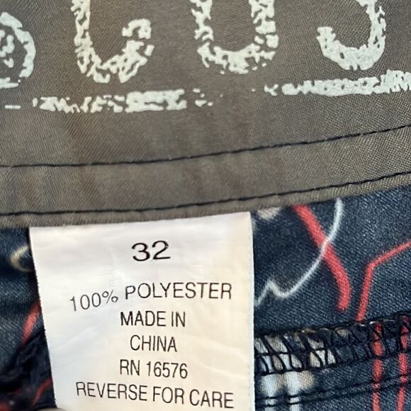 HOBIE VINTAGE 1980s SWIM TRUNKS MENS SIZE 32 - Picture 7 of 8